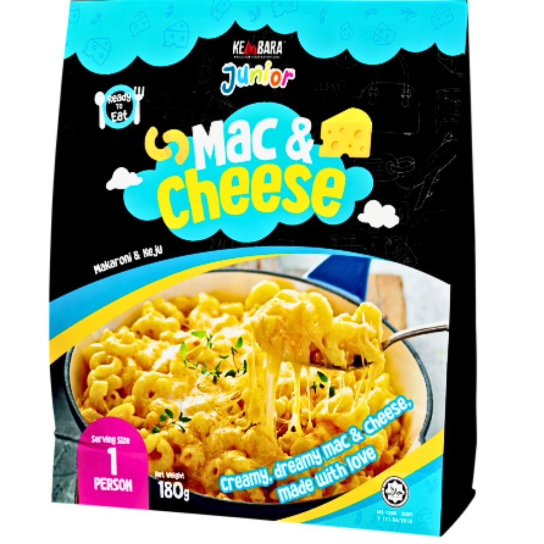 KEMBARA MEALS JUNIOR | READY TO EAT | 180G | CHINESE FRIED RICE | MAC N CHEESE | BEEF SOUP