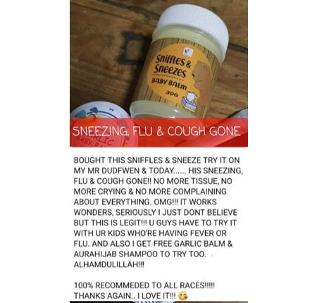 Cough, Flu & Phlegm Survival Kit (Garlic balm, Turmeric, Sniffles, Lemon Soap)