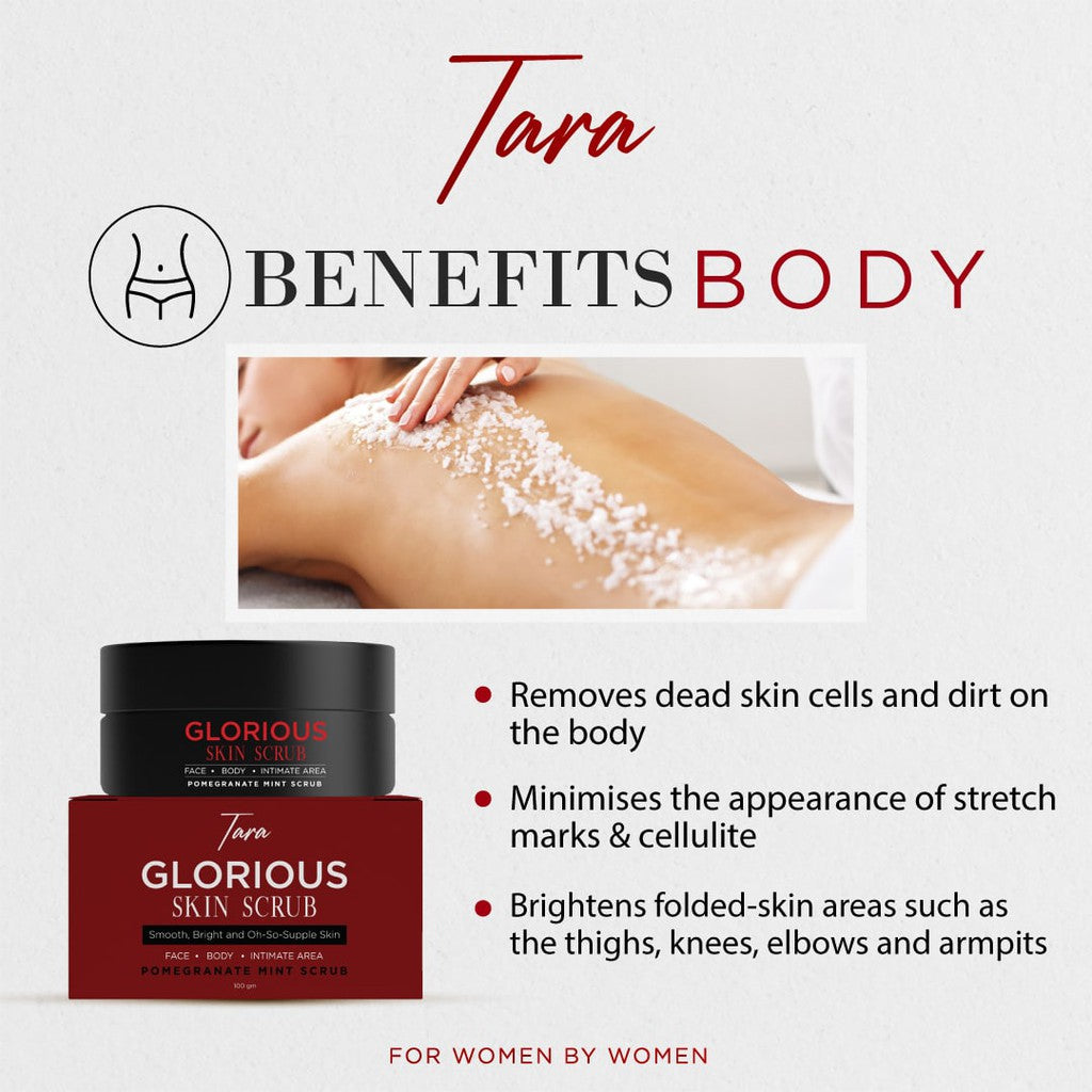 Tara Glorious Skin Scrub | Exfoliate | Feminine Hygiene