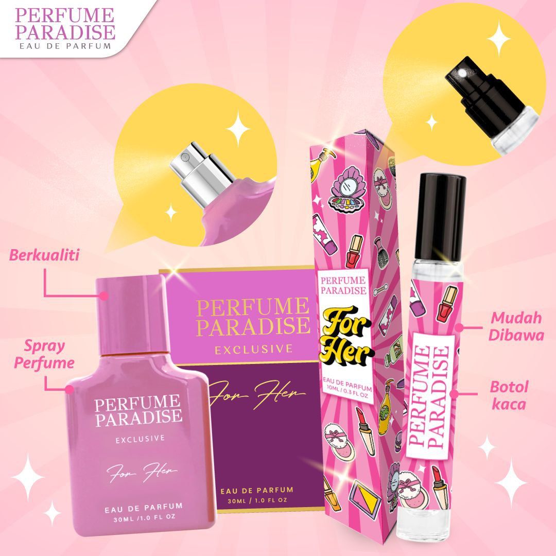 PERFUME PARADISE FOR WOMEN 10ML & 30ML HALAL PERFUME