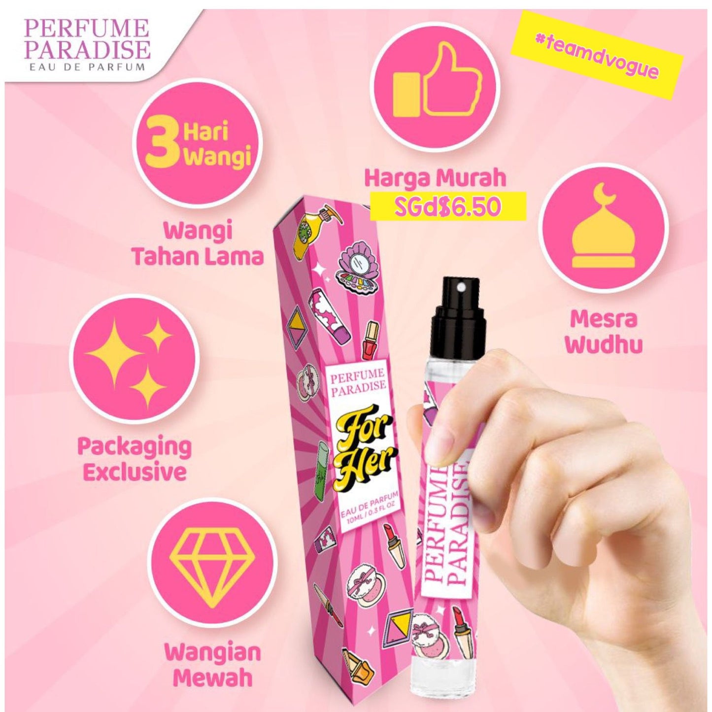 PERFUME PARADISE UNISEX 10ML & 30ML HALAL PERFUME | DUO EDITION | BELLAZ EDITION | DESSERT EDITION