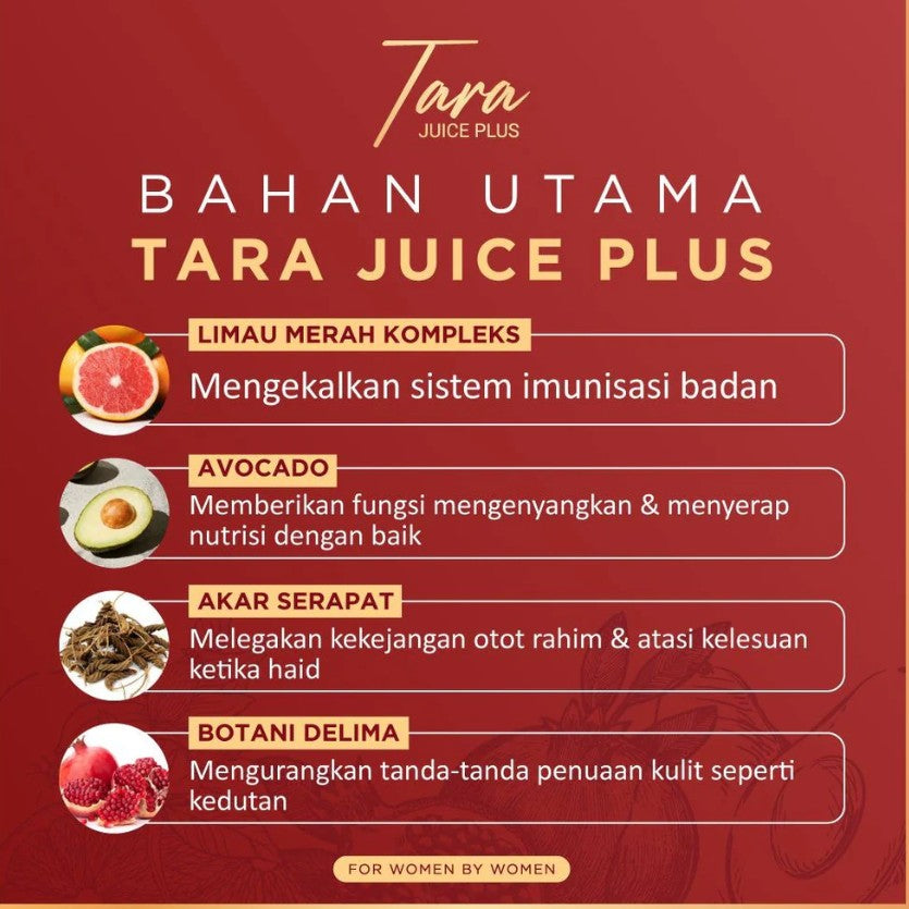 Tara Juice Plus by Nora Danish | Milk Booster | Energy Booster | Jamu | Supplement