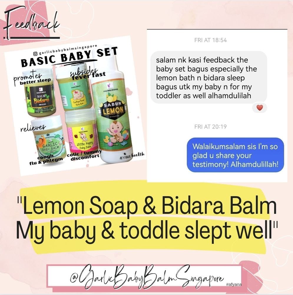 Mummy's Rescue Kit Baby Gift Set (Garlic balm, Ginger balm, Turmeric, Neem, Bidara, Lemon Soap, Fever Balm)