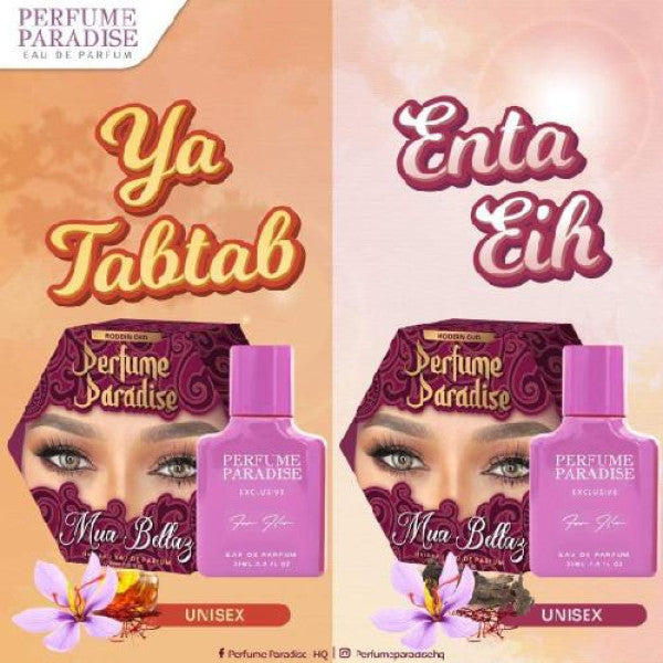 PERFUME PARADISE UNISEX 10ML & 30ML HALAL PERFUME | DUO EDITION | BELLAZ EDITION | DESSERT EDITION