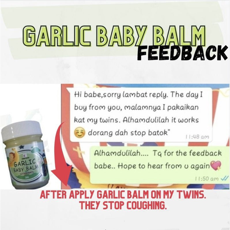 Garlic Balm for cough , flu and phlegm | for Baby to adults