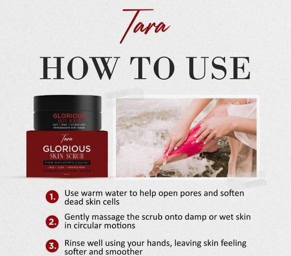 Tara Glorious Skin Scrub | Exfoliate | Feminine Hygiene