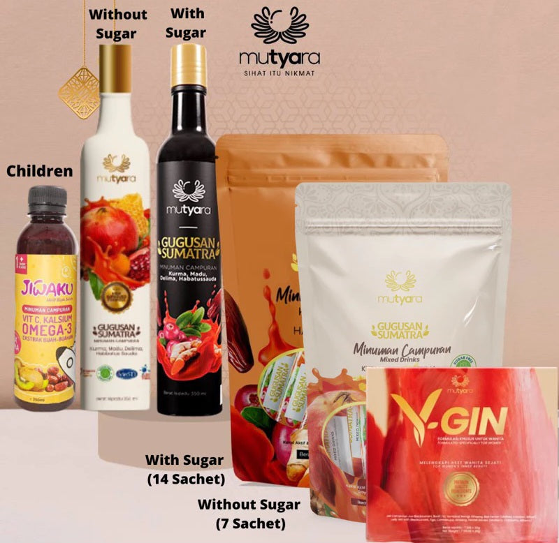 Mutyara Juice | Jamu | V-Gin| Fertility | Milk Booster | Detox | Hormones | Energy Booster | Beauty