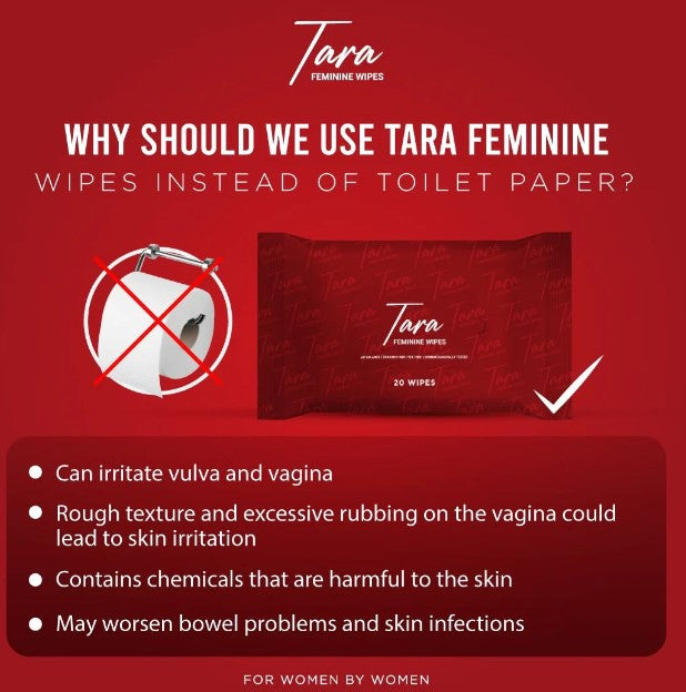 Tara Feminine Wipes by Nora Danish