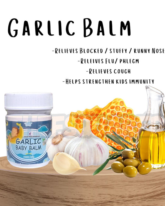 Garlic Balm for cough , flu and phlegm | for Baby to adults