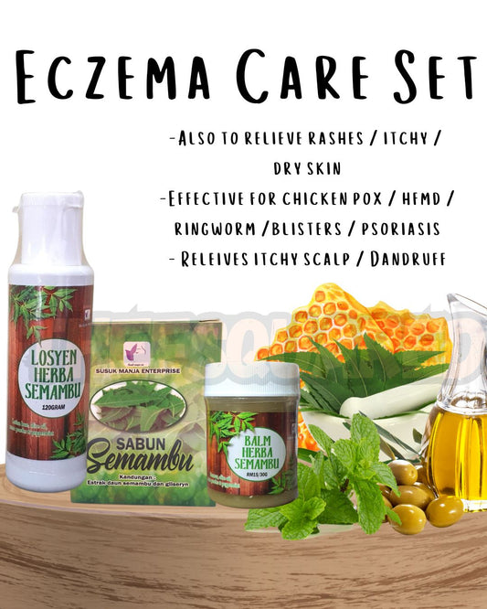 NEEM SET / SEMAMBU SET ( NEEM SOAP / NEEM BALM / NEEM LOTION) BY SUSUK MANJA