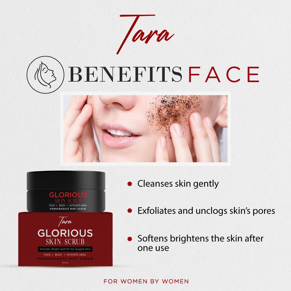 Tara Glorious Skin Scrub | Exfoliate | Feminine Hygiene
