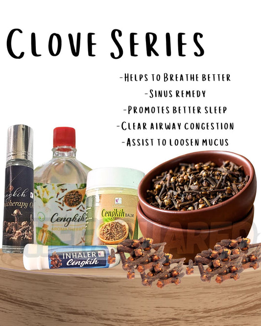 Cengkih Inhaler | Balm | Oil | Roll-On ( Clove Series)