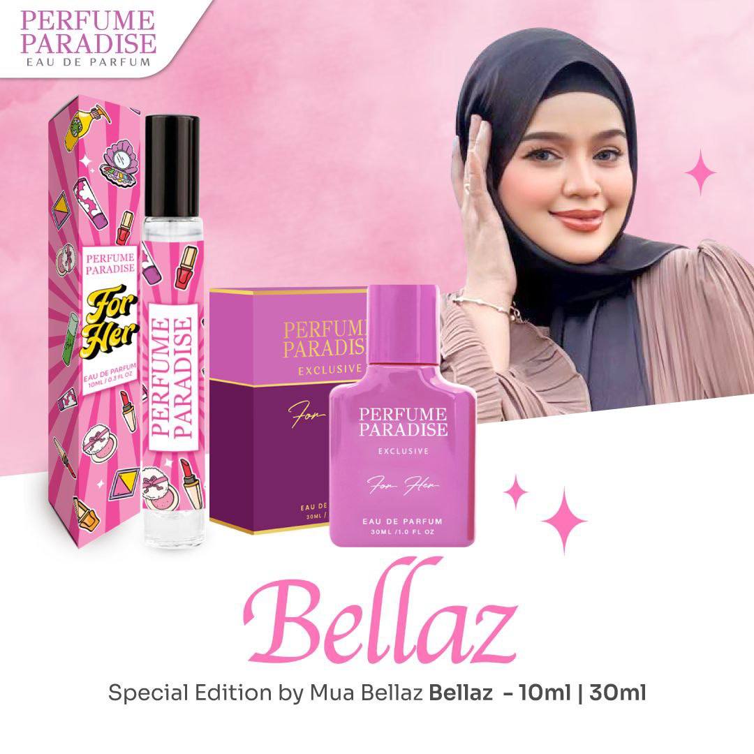 PERFUME PARADISE UNISEX 10ML & 30ML HALAL PERFUME | DUO EDITION | BELLAZ EDITION | DESSERT EDITION