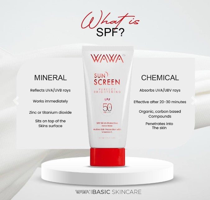 Wawa SPF50 Perfect Brightening Sunscreen