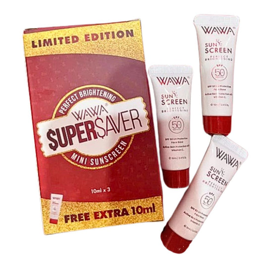 Wawa Super Saver Sunscreen Get 3 x 10ml