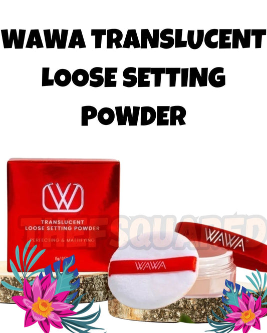 Wawa Translucent Loose Setting Powder | Glowy Effect | Matte Finishing